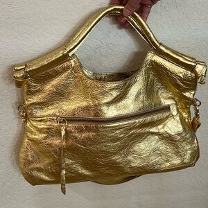 NEW Foley + Corinna Gold Bag